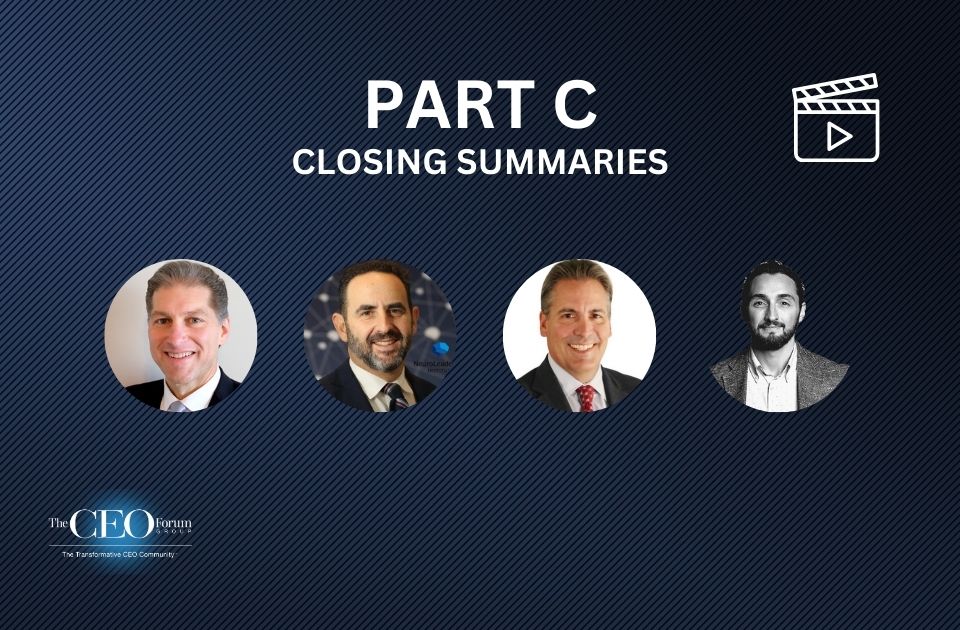 Part C – Solutions, Closing Remarks, and Future Summits (9/28/2023)