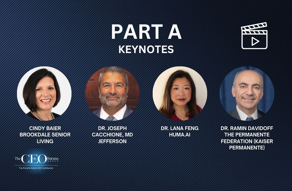 Part A – Welcome: Keynotes & CEO Polls