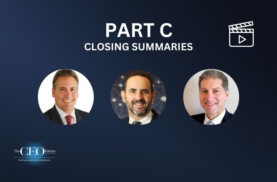 Part C – Solutions, Closing Remarks, and Future Summits