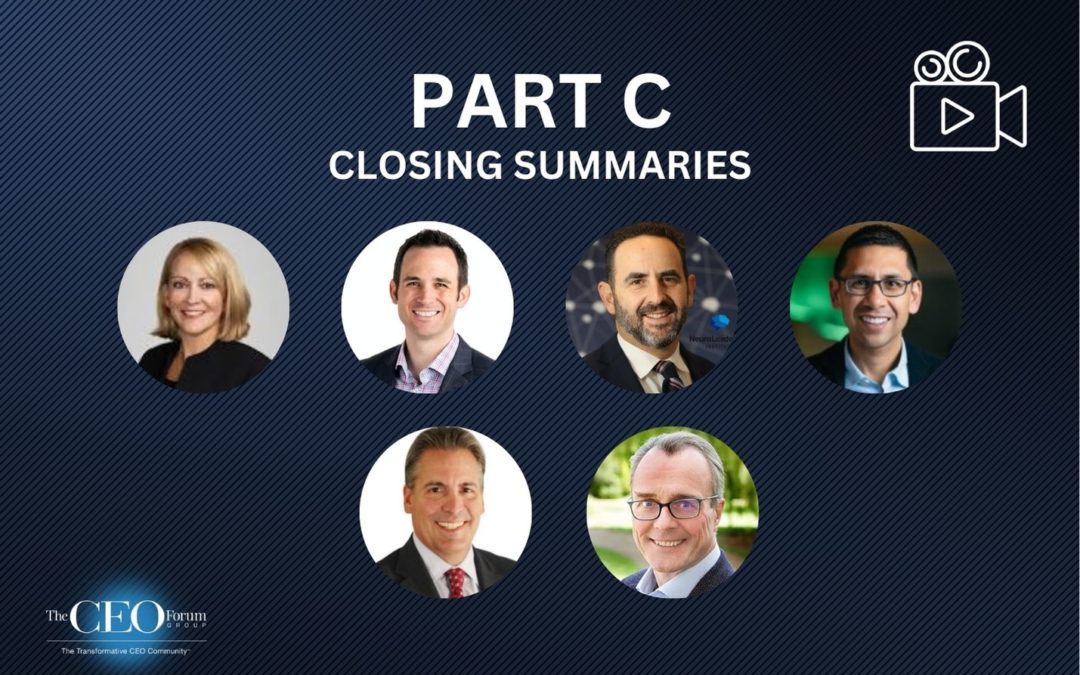 Part C – Solutions, Closing Remarks, and Future Summits (06/28/2023)