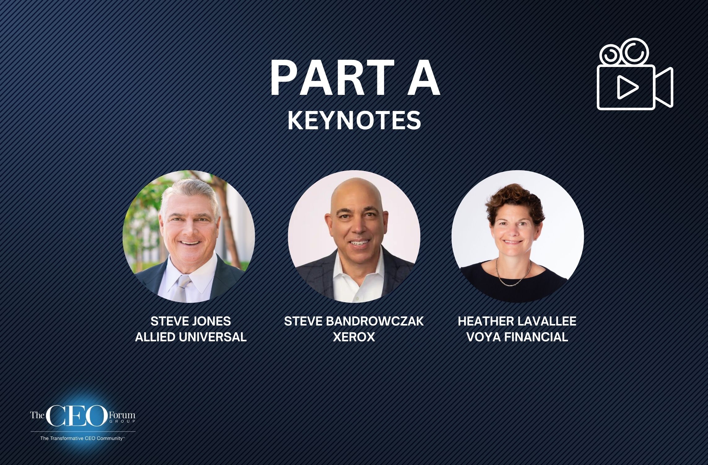 Part A – Welcome: Keynotes, Awards & CEO Polls