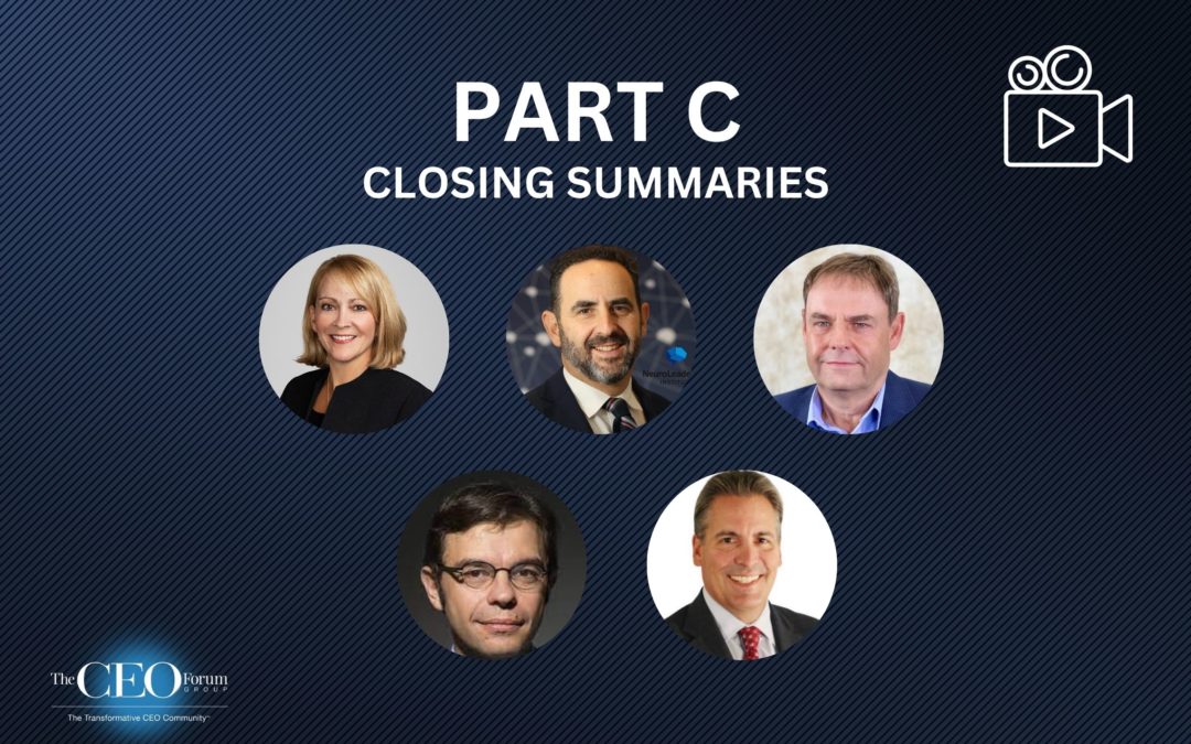 Part C: Solutions, Closing Remarks, and Future Summits