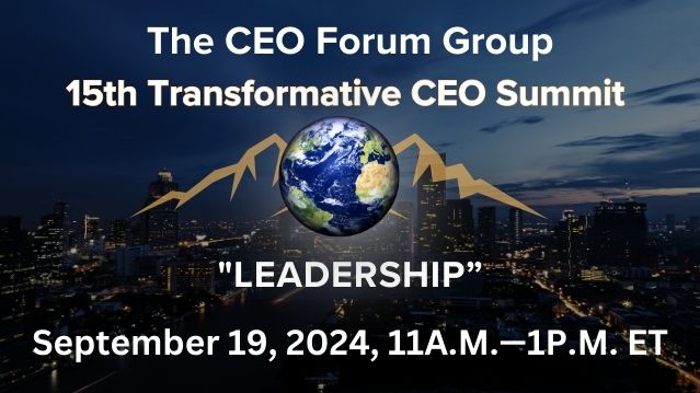 Summit Dashboard September 2024 | The CEO Forum Group Institute