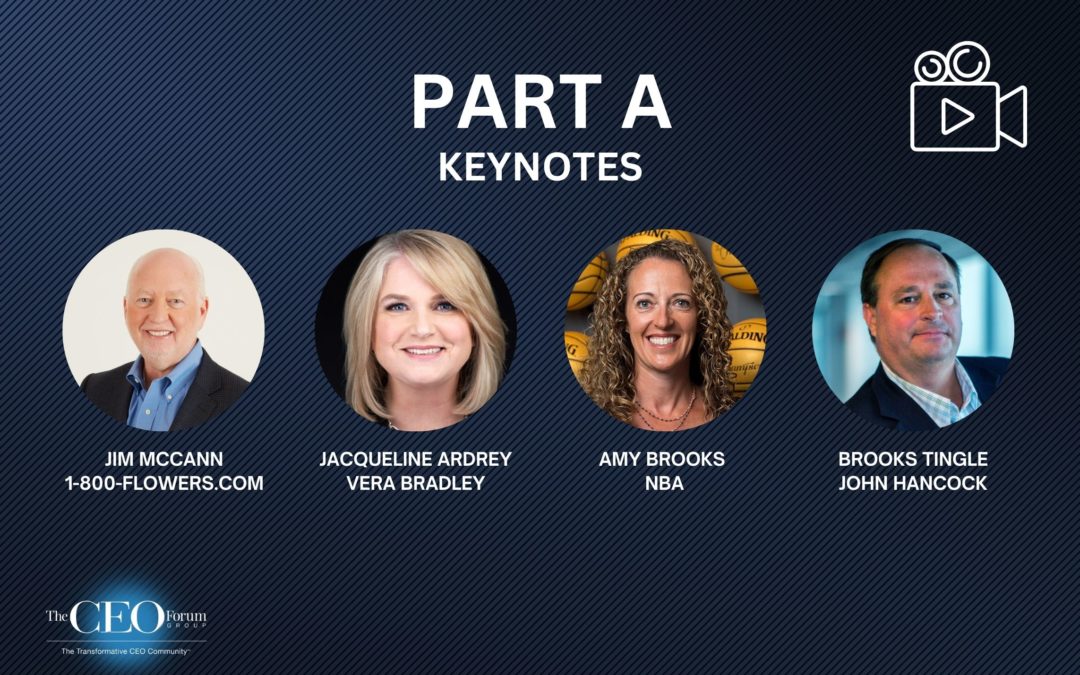 Part A – Welcome: Keynotes, Awards & CEO Polls