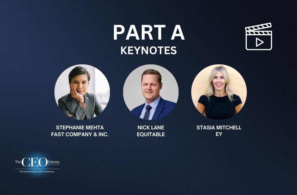 Part A – Welcome: Keynotes, Awards & CEO Polls (09-18-2025)