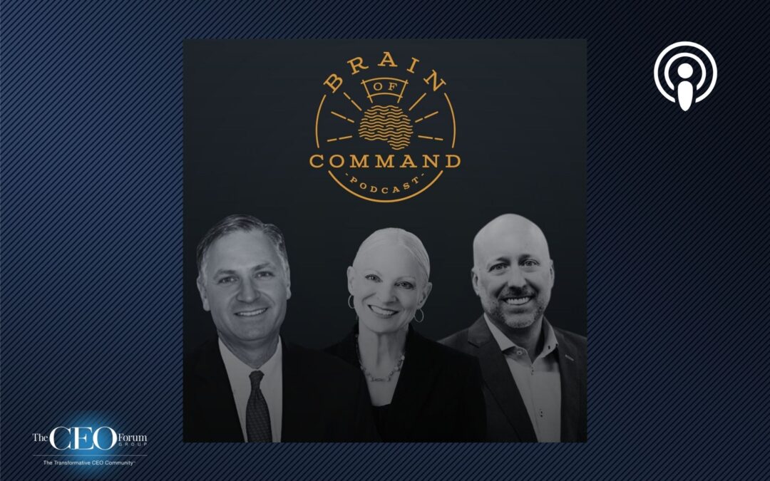 “Brain of Command: Magical Hacks for Real-World Leadership” – Episode 6: “The Right Way to Brag”, co-hosts Robert Reiss, The CEO Show, and Nate Rempe, Omaha Steaks, with guest Sharon Price John, President & CEO of Build-A-Bear Workshop