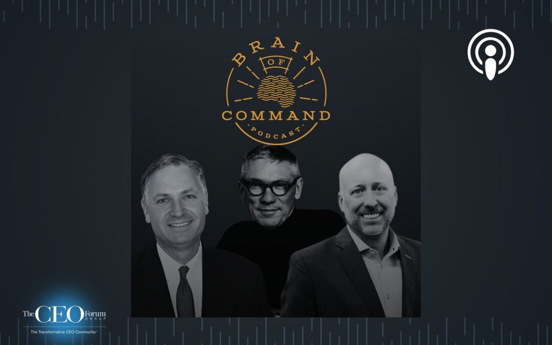 “Brain of Command: Magical Hacks for Real-World Leadership” – Episode 9: “Be Just Funny Enough”, co-hosts Robert Reiss, The CEO Show, and Nate Rempe, Omaha Steaks, with guest Andrew Robertson, Chairman, BBDO Worldwide.