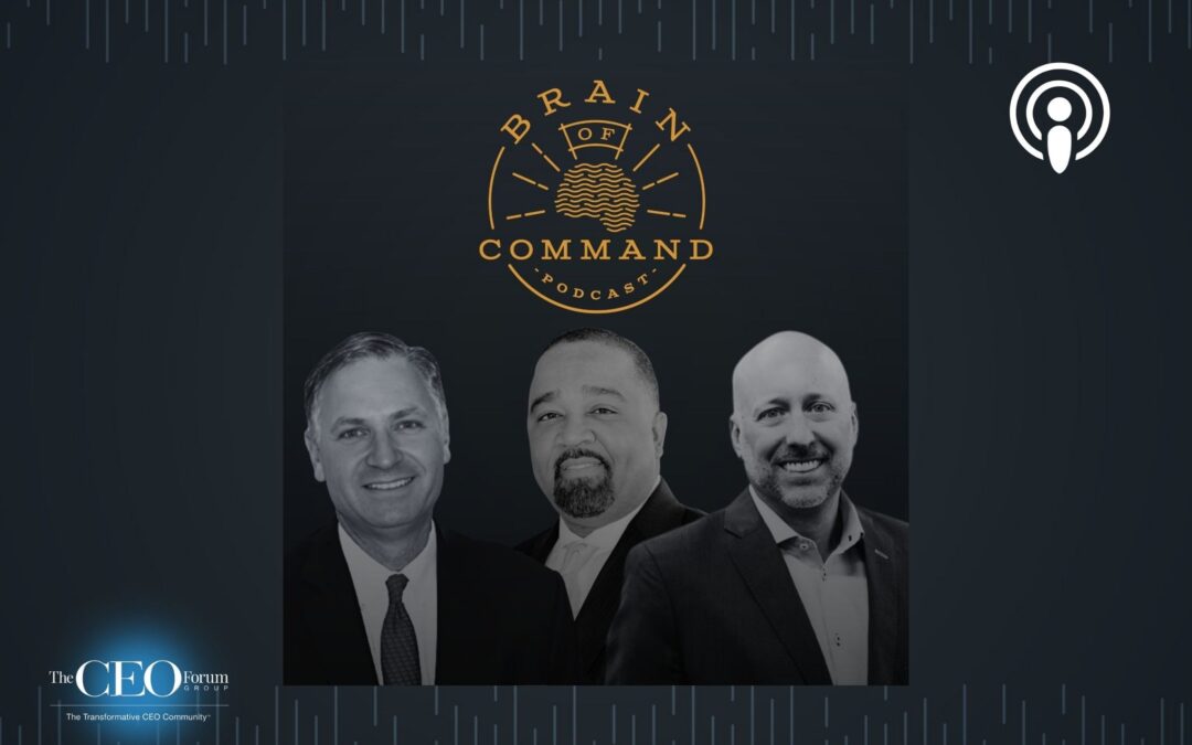 “Brain of Command: Magical Hacks for Real-World Leadership” – Episode 11: “Develop A Cultural Myth Radar”, co-hosts Robert Reiss, The CEO Show, and Nate Rempe, Omaha Steaks, with guest Virgil Miller, President, Aflac, Inc.