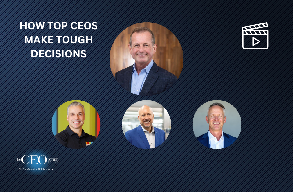 Part B – How Top CEOs Make Tough Decisions 2026